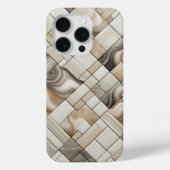 Modern Diagonal Marble Phone Case - Abstract Fluid Case-Mate iPhoneケース (裏面)
