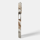Modern Diagonal Marble Phone Case - Abstract Fluid Case-Mate iPhoneケース (裏面 / 右)