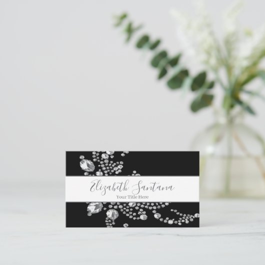 Modern Diamond Pattern 名刺 (スタンド正面)