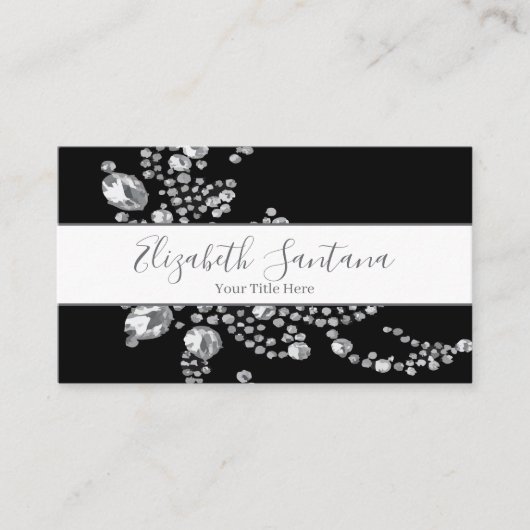 Modern Diamond Pattern 名刺 (正面)