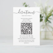 Modern Directions Digital Maps With QR Code カード (スタンド正面)