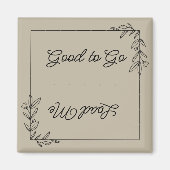 Modern Dishwasher Indicator マグネット (正面)