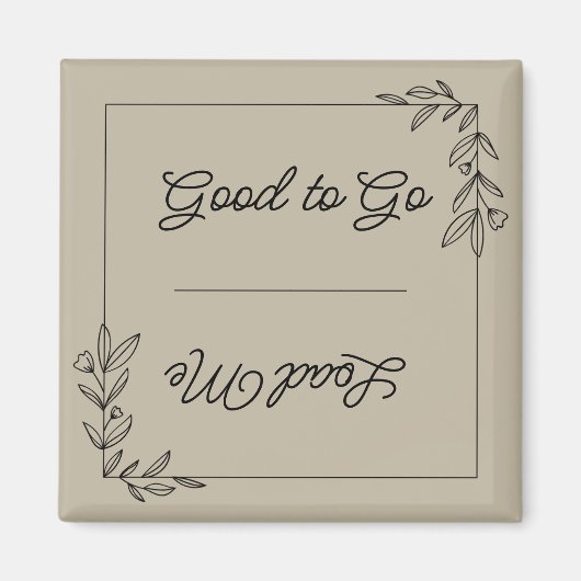 Modern Dishwasher Indicator マグネット (正面)