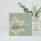 Modern Distressed - Bar Mitzvah Invitation 招待状 (スタンド正面)