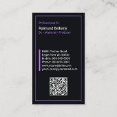 Modern DJ Turntable 名刺 (裏面)