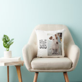Modern Dog Pet Quote Photo Template クッション (椅子)