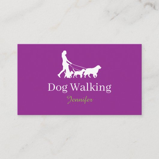 Modern Dog Walker 名刺 (正面)