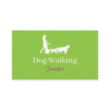 Modern Dog Walker Business Card