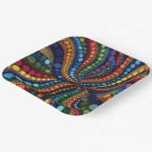 Modern Dot Art Collection ペーパープレート (傾斜あり)