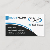 Modern Drone Services | オペレーター撮影 名刺 (正面)
