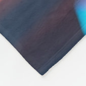 Modern Dusk Daisies フリースブランケット (角)