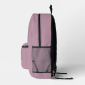 Modern Dusty Pink Personalized Girl Backpack プリントバックパック (右)