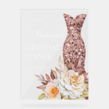 Modern Dusty Rose Fabulous 40th Birthday Women