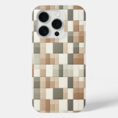 Modern Earth Tone Geometric Phone Case - Neutral Case-Mate iPhoneケース (裏面)