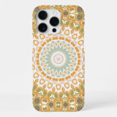 Modern Earth Tone Mandala Pattern iPhoneケース (裏面)
