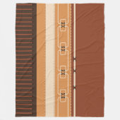 Modern Earth Tone – Minimalist Cozy Home Décor フリースブランケット (正面)