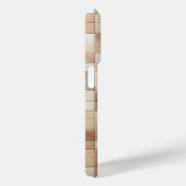 Modern Earth Tone Mosaic Phone Case - Abstract  Case-Mate iPhoneケース (裏面 / 右)