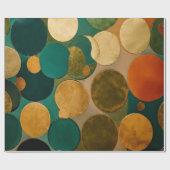 Modern Earthy Abstract  ラッピングペーパー (フラット)