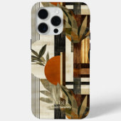 Modern Earthy Botanical - Abstract Minimalist Case-Mate iPhoneケース (裏面)