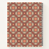 Modern Earthy Mosaic Interior Design Notebook ノートブック (裏面)
