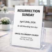 Modern Easter Church Flyer Template チラシ
