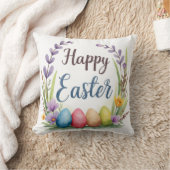 Modern Easter Eggs Beautiful Collection クッション (ブランケット)