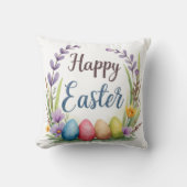 Modern Easter Eggs Beautiful Collection クッション (正面)