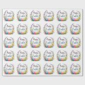 Modern Easter Eggs Beautiful Collection ラッピングペーパー (フラット)