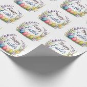 Modern Easter Eggs Beautiful Collection ラッピングペーパー (角)