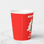 Modern Editable Business  Christmas Holiday Party 紙コップ (右)
