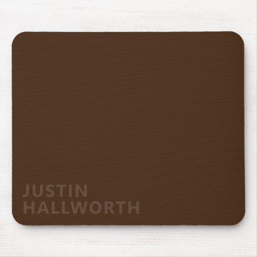 Modern Editable Name マウスパッド (正面)