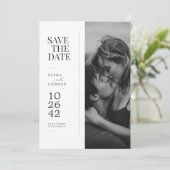 Modern Editorial Photo Wedding Save the Date セーブザデート (スタンド正面)