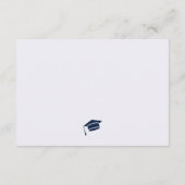 Modern Editorial Script College Fund Graduation QR エンクロージャーカード (裏面)
