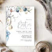 Modern Egg Hunt Easter Brunch  招待状