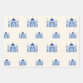 Modern Eid Mubarak Gift Wrapping Paper  ラッピングペーパーシート (正面2)