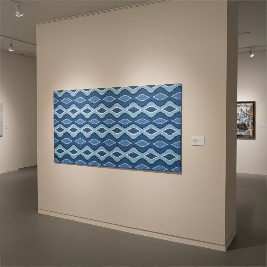 Modern, Elegant Abstract Blue Jay Pattern キャンバスプリント