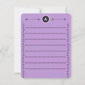 Modern, Elegant Abstract Stationery Flat Note Card ノートカード (正面)