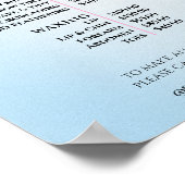 Modern Elegant Beauty Salon Price List ポスター (角)