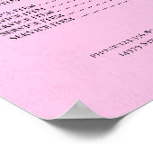 Modern Elegant Beauty Salon Price List ポスター (角)