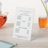 Modern Elegant Beauty Salon Price List 台座サイン (インサイチュ)