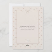 Modern Elegant Bow Family Arch Photo Christmas シーズンカード (裏面)