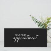 Modern Elegant Business Logo Appointment Card (スタンド正面)