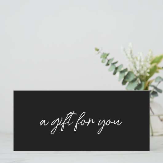 Modern Elegant Business Logo Discount Card (スタンド正面)