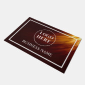 Modern Elegant Business Logo Doormat ドアマット (アングル)
