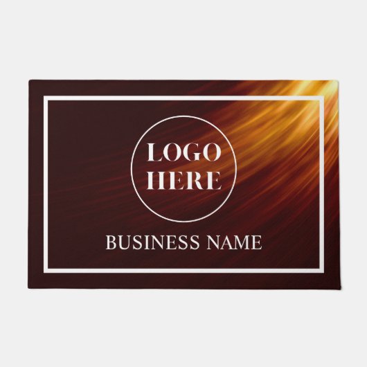 Modern Elegant Business Logo Doormat ドアマット (正面)