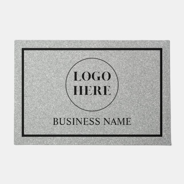 Modern Elegant Business Logo Doormat ドアマット (正面)