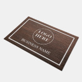Modern Elegant Business Logo Doormat ドアマット (アングル)
