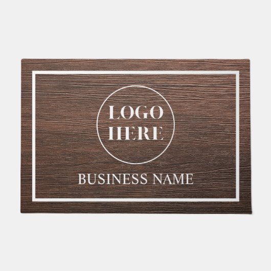 Modern Elegant Business Logo Doormat ドアマット (正面)