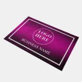Modern Elegant Business Logo Doormat ドアマット (アングル)