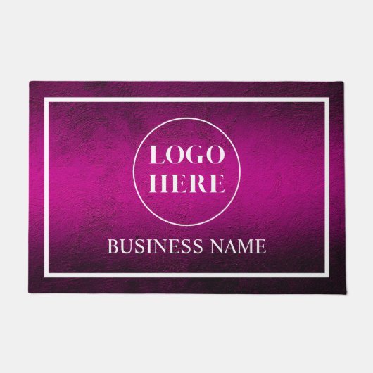 Modern Elegant Business Logo Doormat ドアマット (正面)